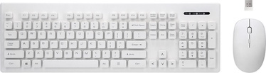 Клавиатура Rebeltec Whiterun EN, белый, беспроводная