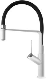 Vento Cucina WPF569081W Kitchen Faucet White/Chrome