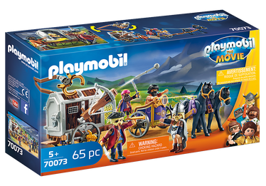 Konstruktorius Playmobil Movie 70073 charlie ir kalinių vagonas