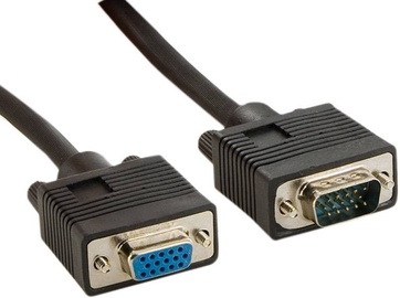 4World VGA Extension Cable 3m Black