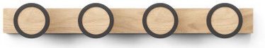 Вешалка для одежды Umbra Hub Rail 1016843-045, коричневый/черный