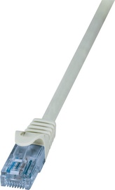 LogiLink Patch Cable Cat.6A 10GE Home U/UTP EconLine 0.25m Grey
