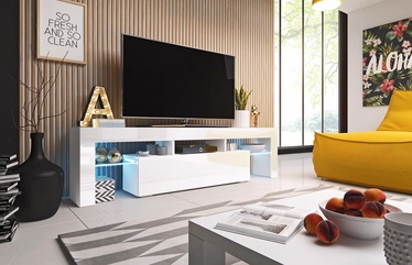 Cama Meble Toro 158 TV Stand White/White Gloss