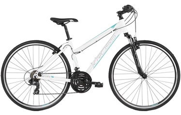Velosipēds rallijkross Kross Evado 1.0 Lady, 28 ", M rāmis, zila/balta