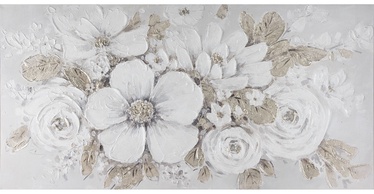 Home4you Oil Painting 70x140cm Flowers