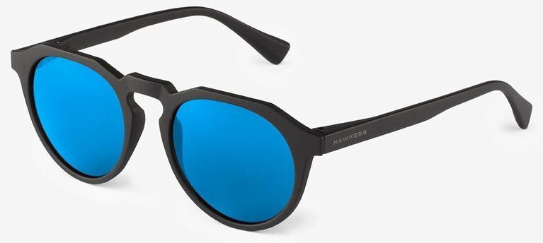 Солнцезащитные очки повседневные Hawkers Warwick X Diamond Black Clear Blue, 51 мм, синий/черный