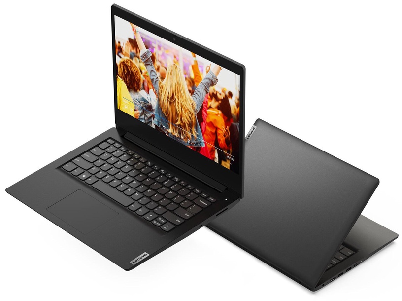 Ноутбук Lenovo IdeaPad 3-14 Black 81WA00B1EU PL, Intel® Pentium® Gold 6405U (2 MB Cache, 2.4 GHz), 4 GB, 128 GB, 14 ″, Intel UHD Graphics, черный