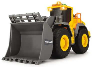 Žaislinis traktorius Dickie Toys Wheel Loader Volvo 203723003, juoda/oranžinė
