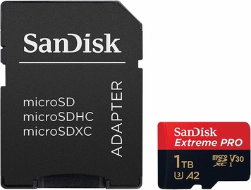 Mälukaart SanDisk Extreme Pro 1TB microSDXC V30 UHS-I Class 10