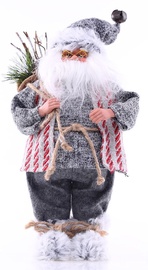 DecoKing Christmas Decoration Santa Claus Red/Grey 46 cm