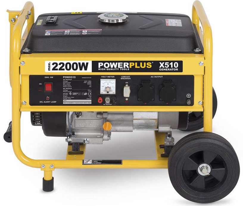 Generaator neljataktiline bensiinimootor Powerplus POWX510