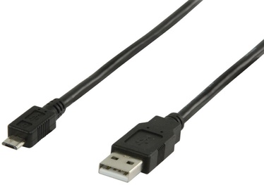 ValueLine Cable USB to USB-micro Black 1m