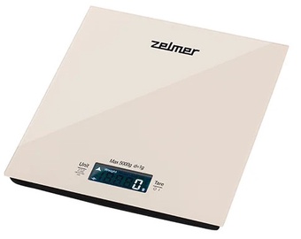 Электронные кухонные весы Zelmer ZKS1100, бежевый