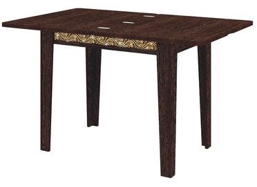 Pusdienu galds DaVita Orfej 26.10 Light Wenge, 870x630x750 mm