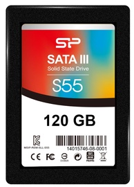 Kietasis diskas (SSD) Silicon Power Slim SP120GBSS3S55S25, 2.5", 120 GB