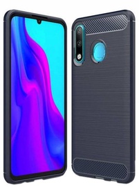 Hurtel Carbon Back Case For Huawei P30 Lite Blue