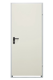 Plieninės vidaus durys Drumetall ZK40-1, baltos, dešininės, 870X2035 cm