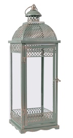 Home4you Venezia 1 Latern 17x17x53cm Mint Green/Copper
