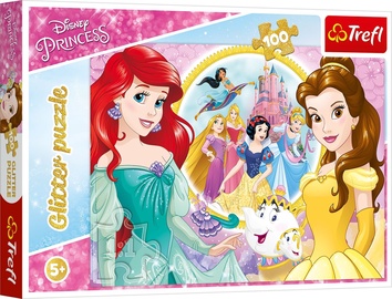 Trefl Glitter Puzzle Princess Walk 100pcs 14819