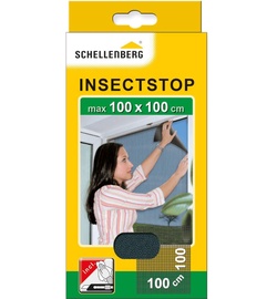 Moskītu tīkls Schellenberg Insect Stop 50711, melna/antracīta, 1000x1000 mm