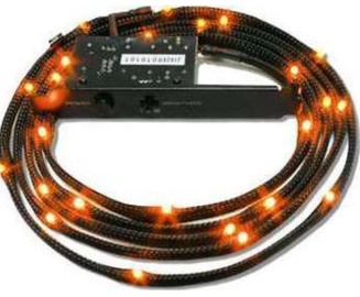 NZXT Sleeved 24 LED Kit 2m Orange