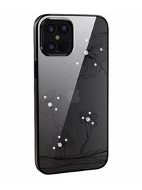 Чехол Devia Crystal Flora Case For iPhone 12 Pro Max, черный, 6.7 ″