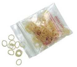 Record Latex Hair Bands 100pcs