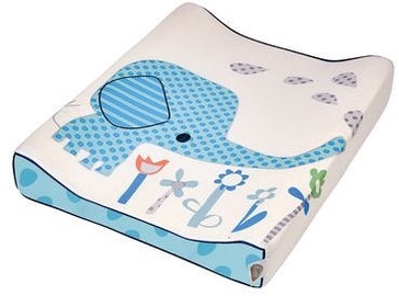 Matracis autiņu maiņai BabyDan Baby Changing Mat, 62 cm x 48 cm, zila/balta