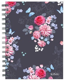 Herlitz Spiral Notepad A5/100p Ladylike Black