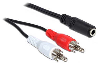 Delock Cable 2 x RCA / 3.5mm 1.4m