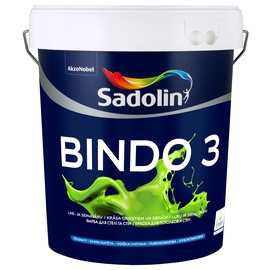 Краска для стен Sadolin Bindo 3, белый, 15 л