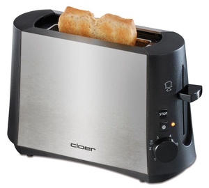 Cloer Toaster 3890 Black/ Inox