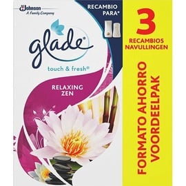 Освежитель воздуха Glade Air Freshner Refill Relax Zen 3pcs