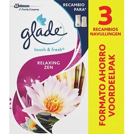 Gaisa atsvaidzinātājs Glade Air Freshner Refill Relax Zen 3pcs