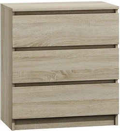 Комод Top E Shop Malwa M3, дубовый, 70 x 40 см x 77 см