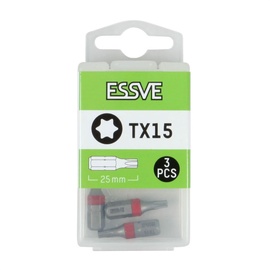 Набор битов для отверток Essve TX1, Ø25 мм, 3 шт.