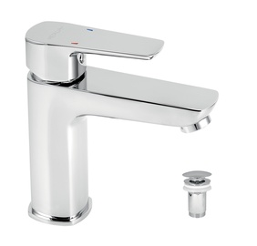 Izlietņu jaucējkrāns Novaservis Metalia 58 Basin Mixer With Pop-Up Waste Chrome