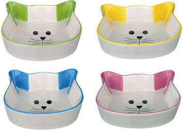 Trixie Ceramic Bowl Cat Face 12cm