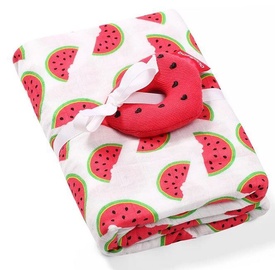 Пеленки BabyOno Natural Bamboo Muslin Swaddle & Rattle, 1200x1200 мм