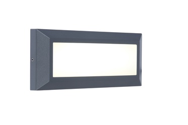 Светильник Lutec Helena, 10Вт, LED, IP54, aнтрацит, 23 см x 10.1 см