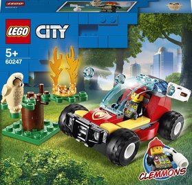 Konstruktor LEGO City Metsatulekahju 60247, 84 tk