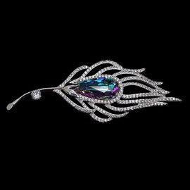 Diamond Sky Brooch Crystal Branch With Swarovski Crystals