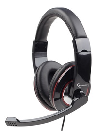 Ausinės Gembird MHS-U-001 Glossy Black