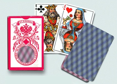 Piatnik Russian Standard Playing Cards Blue 55pcs
