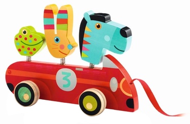 Djeco Pull Along Toys Zebra And Co