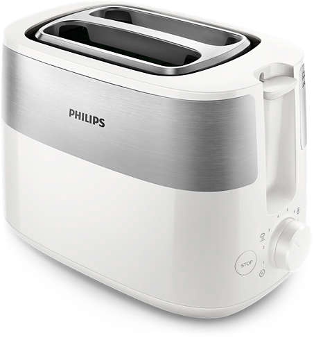 Tosteris Philips HD2516/00, balta/nerūsējošā tērauda