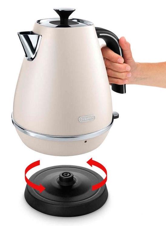 Elektriline veekeetja DeLonghi KBI 2001.W, 1.7 l, hõbe