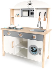 EcoToys XXL Wooden Kitchen White 214337