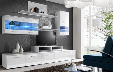 ASM Logo II Living Room Wall Unit Set LED White