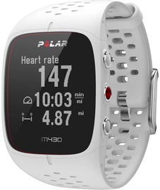 Polar M430 GPS Running Watch White